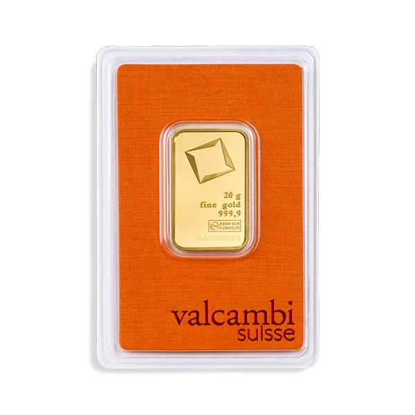 Buy 20 grams Gold Bar - Valcambi Online