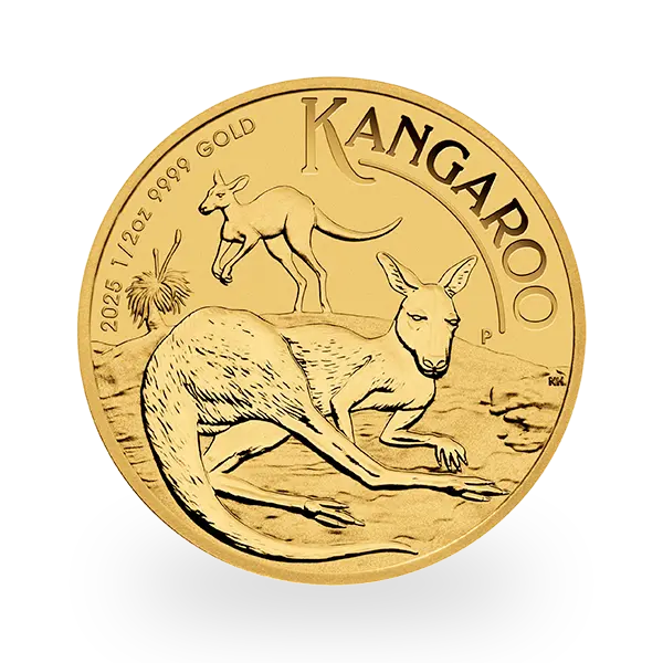 Buy 1/2 ounces Gold Kangaroo - 2025 - Perth Mint Online